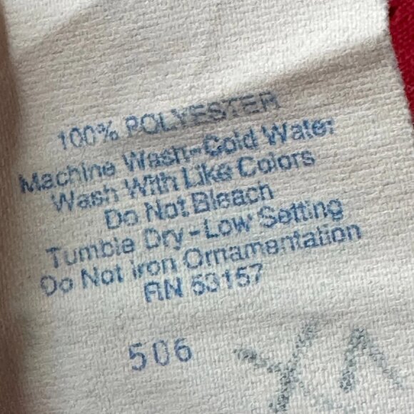 Florida College Mens XL Majestic Vintage Baseball Jersey #33 Red Blue White Mesh - Picture 5 of 12